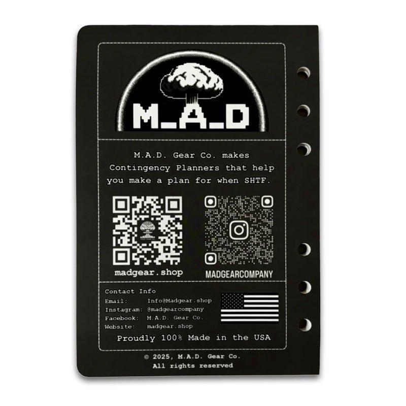 M.A.D. Gear Contingency Planner — image from the supplied catalog