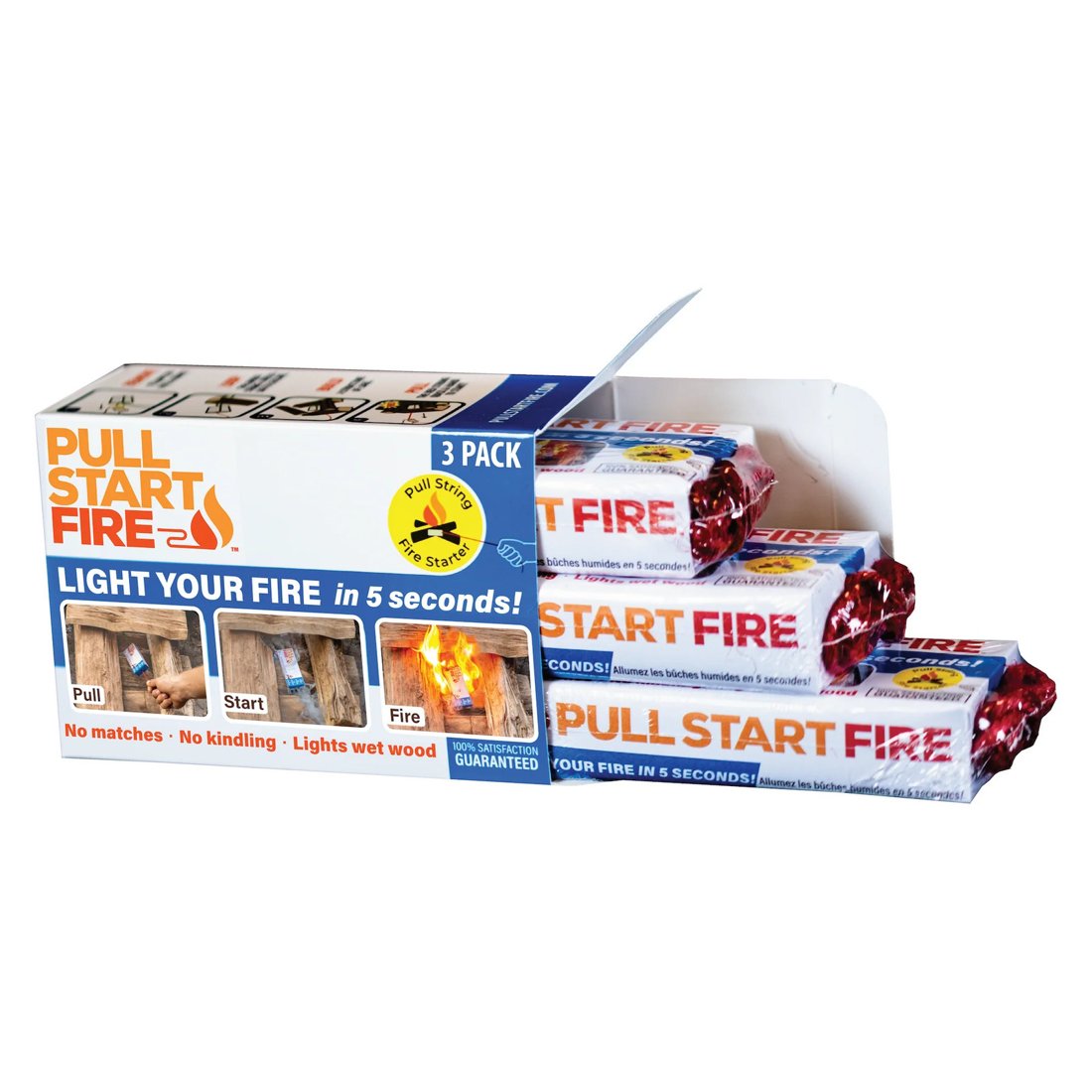 Pull Start Fire - 3 Pack — image from the supplied catalog
